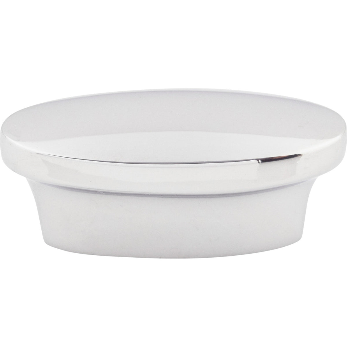 Top Knobs M522: 5/8" cc Nouveau II Oval Cabinet Pull - Polished Chrome