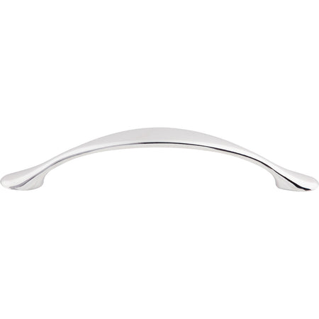 Top Knobs M524: 3-3/4" cc Hartford Arch Cabinet Pull - Polished Chrome
