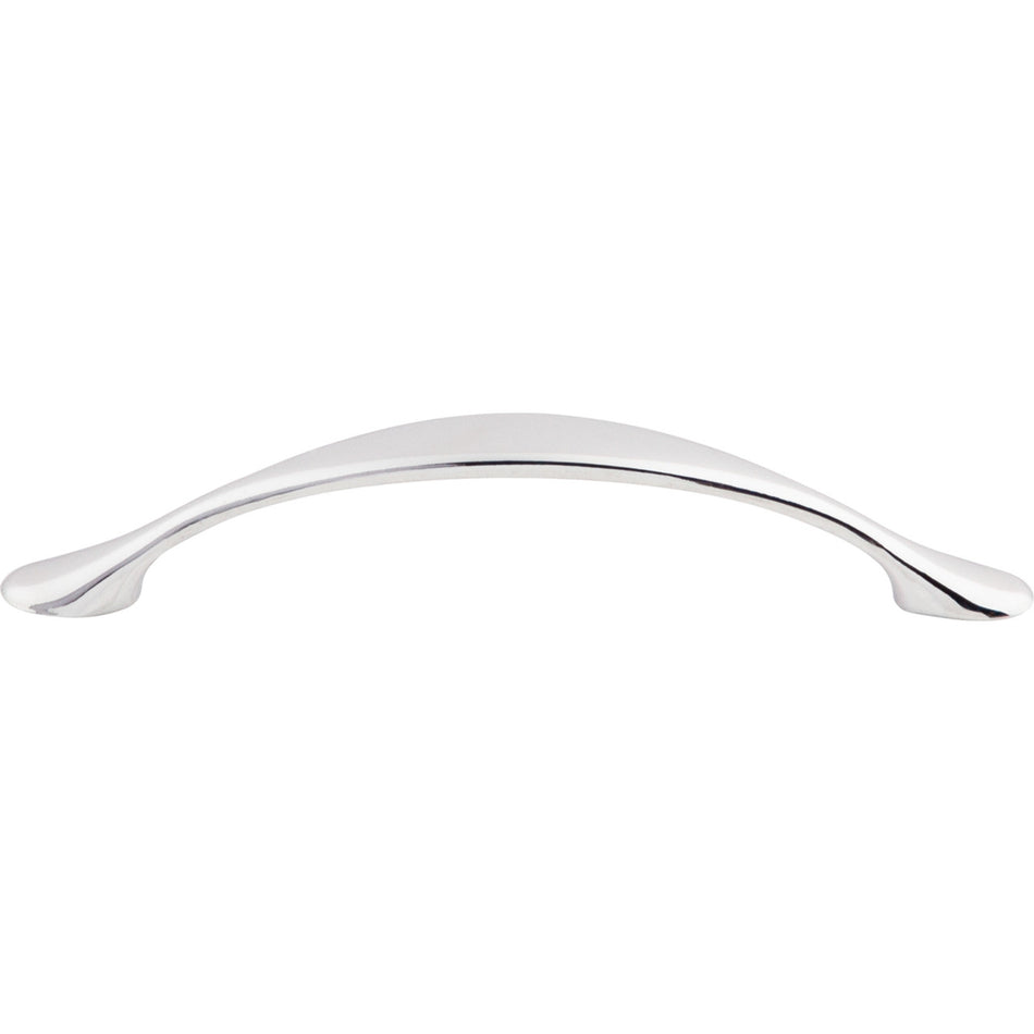 Top Knobs M524: 3-3/4" cc Hartford Arch Cabinet Pull - Polished Chrome