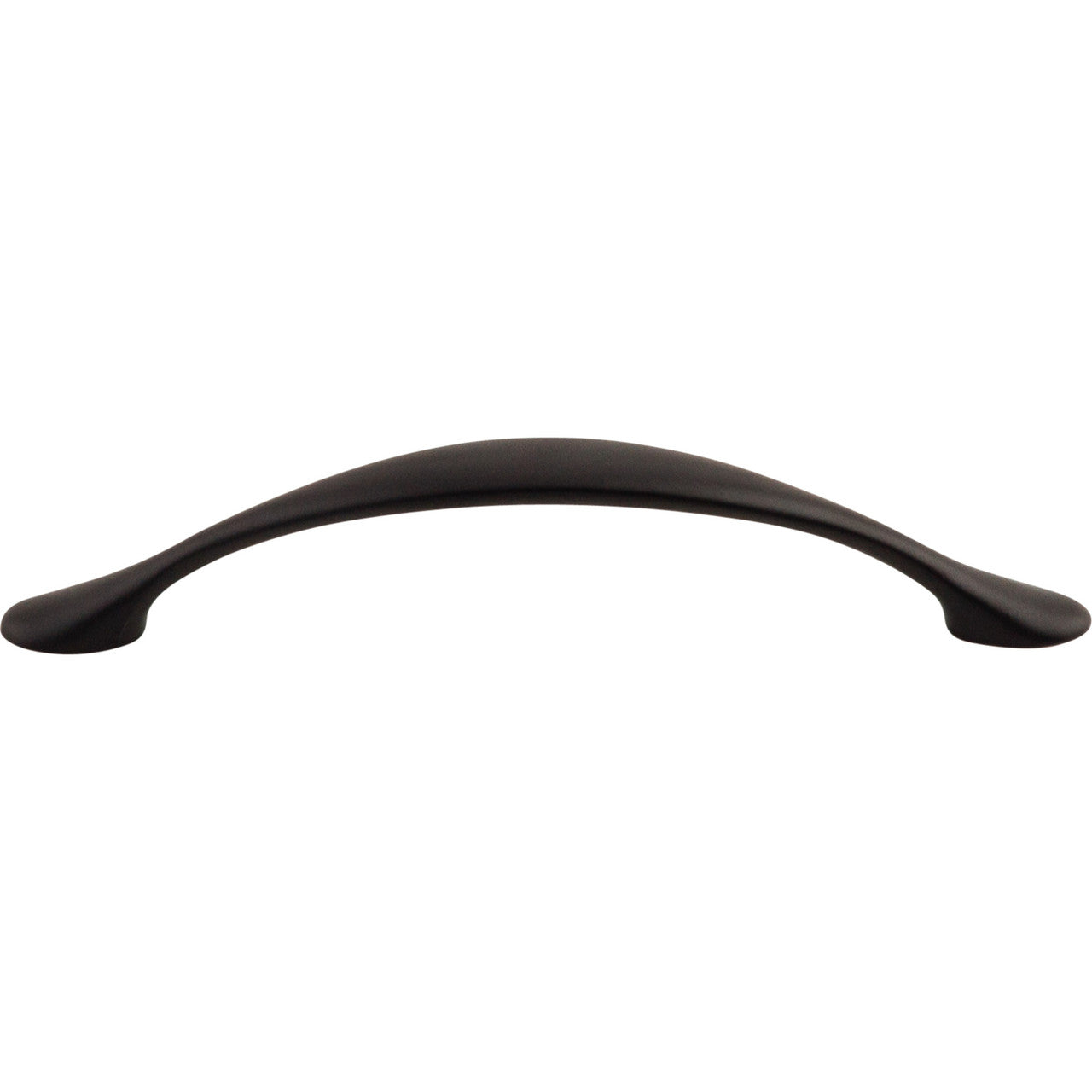Top Knobs M525: 3-3/4" cc Hartford Arch Cabinet Pull - Flat Black