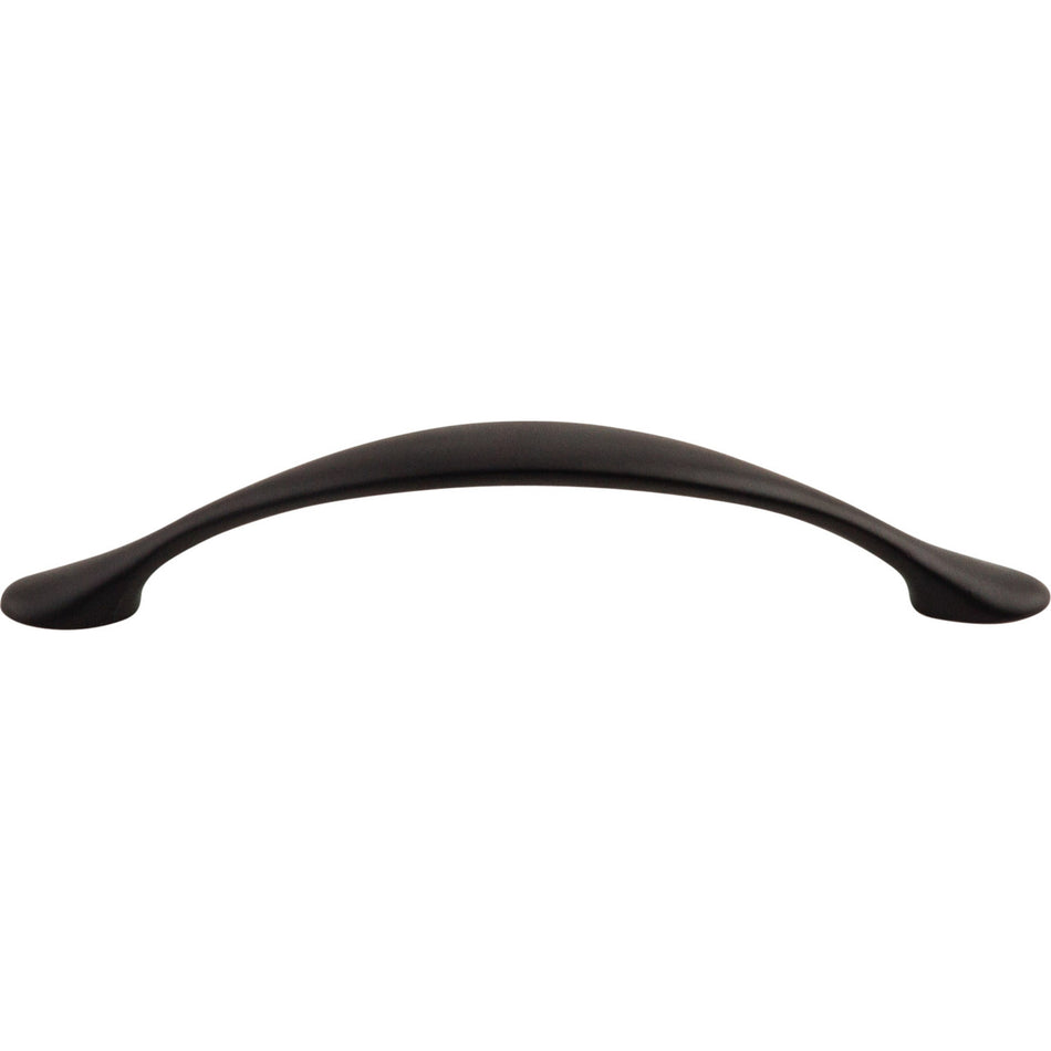 Top Knobs M525: 3-3/4" cc Hartford Arch Cabinet Pull - Flat Black
