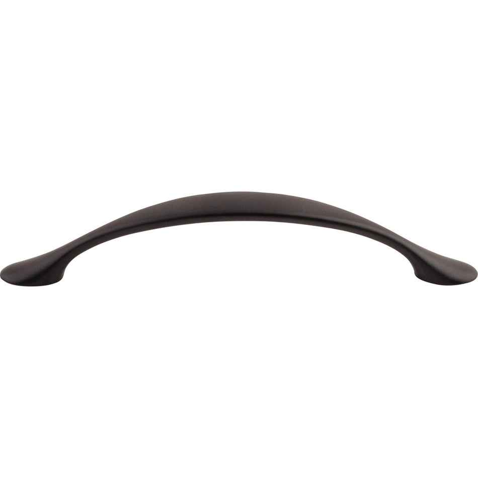 Top Knobs M529: 5-1/16" cc Hartford Arch Cabinet Pull - Flat Black