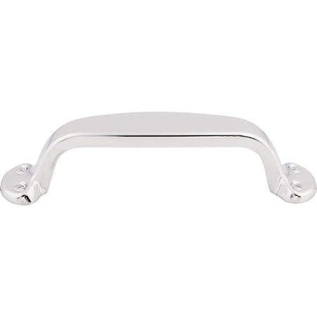 Top Knobs M531: 3-3/4" cc Nouveau II Trunk Cabinet Pull - Polished Chrome