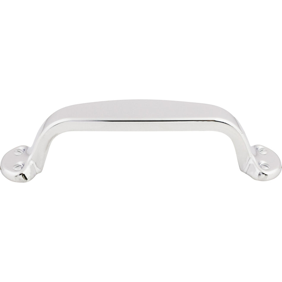 Top Knobs M531: 3-3/4" cc Nouveau II Trunk Cabinet Pull - Polished Chrome
