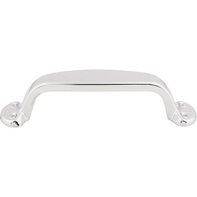 Top Knobs M531: 3-3/4" cc Nouveau II Trunk Cabinet Pull - Polished Chrome