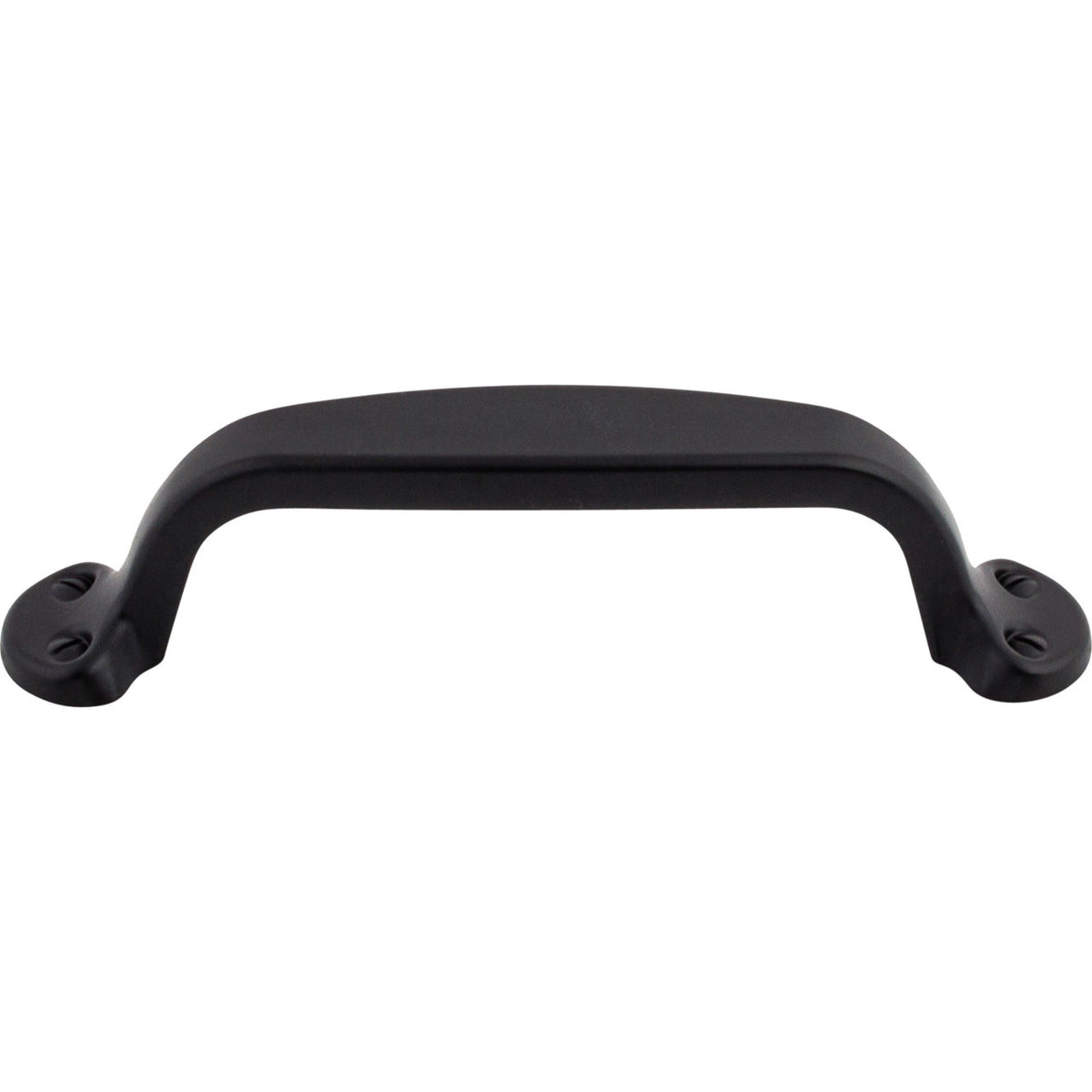 Top Knobs M532: 3-3/4" cc Nouveau II Trunk Cabinet Pull - Flat Black