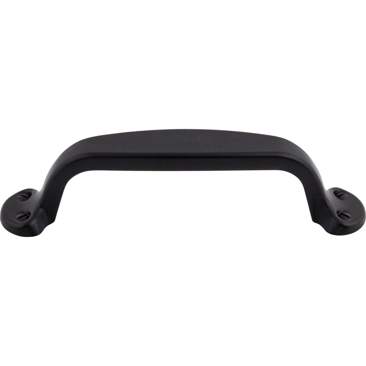 Top Knobs M532: 3-3/4" cc Nouveau II Trunk Cabinet Pull - Flat Black