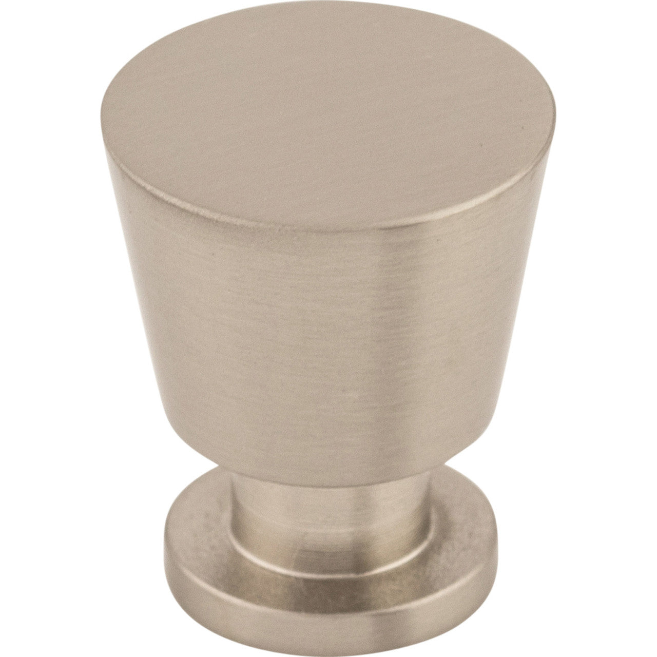 Top Knobs M549: 7/8" Rocks Tapered Cabinet Knob - Brushed Satin Nickel
