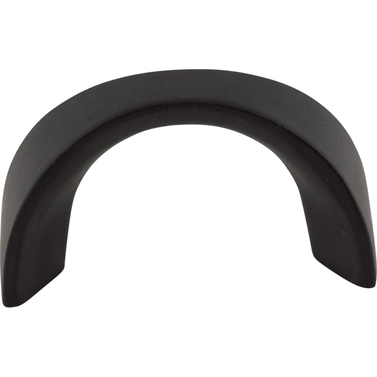 Top Knobs M554: 1-1/4" cc Nouveau II U-Shaped Cabinet Pull - Flat Black
