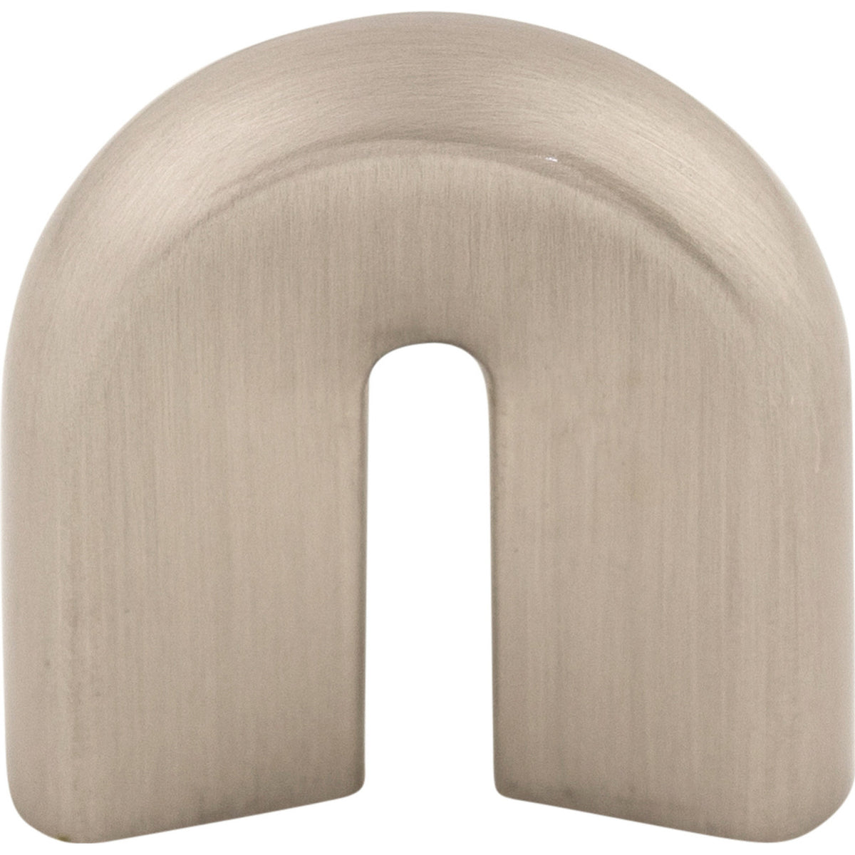 Top Knobs M555: 3/4" cc Nouveau II U-Shaped Cabinet Pull - Brushed Satin Nickel