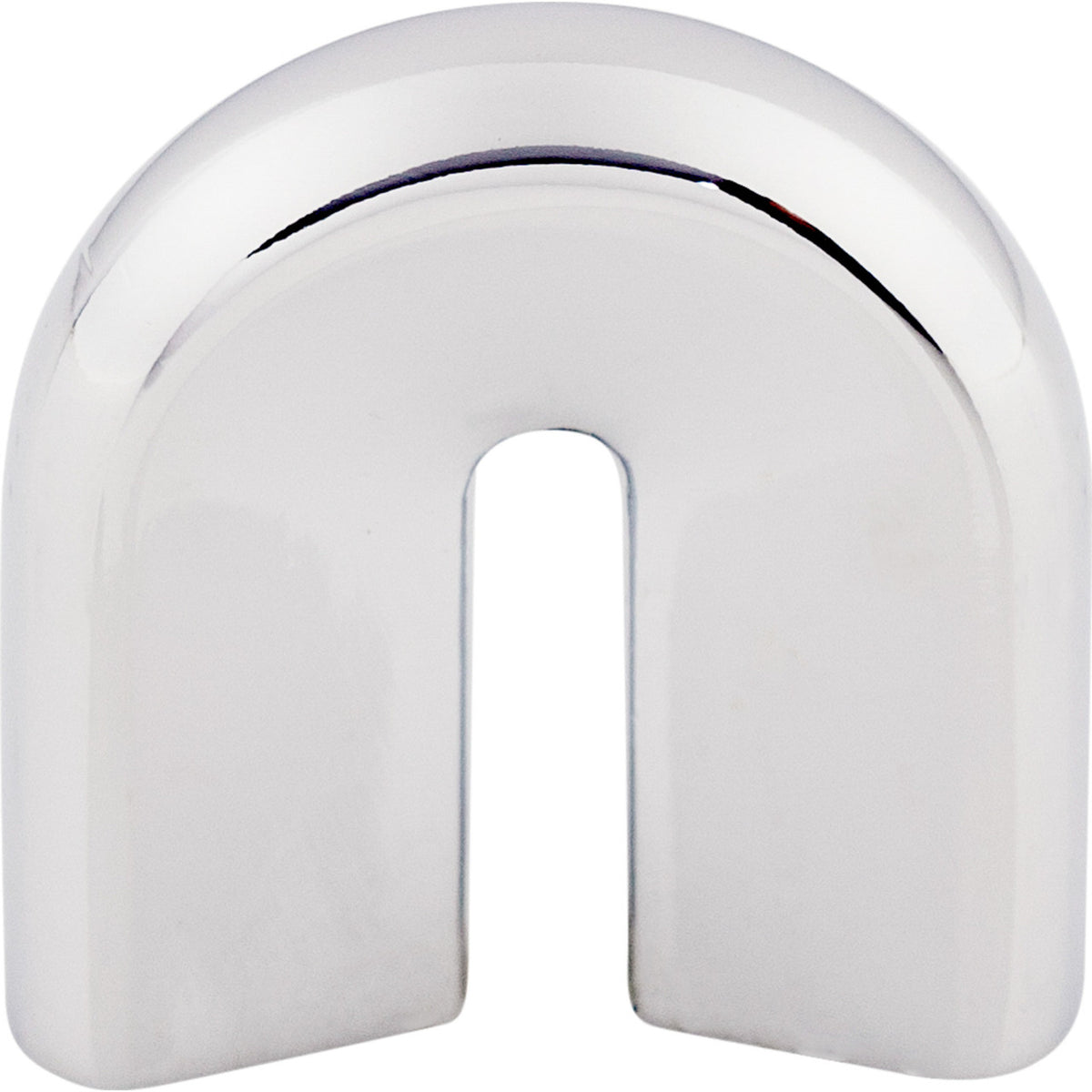 Top Knobs M556: 3/4" cc Nouveau II U-Shaped Cabinet Pull - Polished Chrome