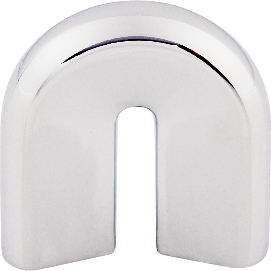 Top Knobs M556: 3/4" cc Nouveau II U-Shaped Cabinet Pull - Polished Chrome