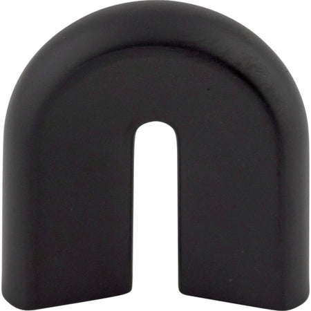Top Knobs M557: 3/4" cc Nouveau II U-Shaped Cabinet Pull - Flat Black
