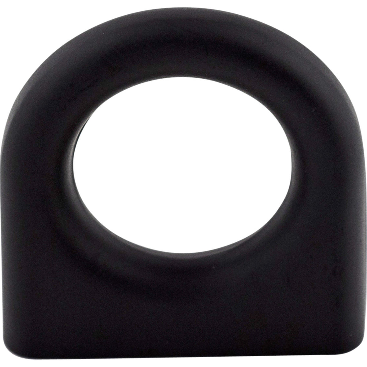 Top Knobs M560: 1-3/16" Stacked Ring Cabinet Knob - Flat Black