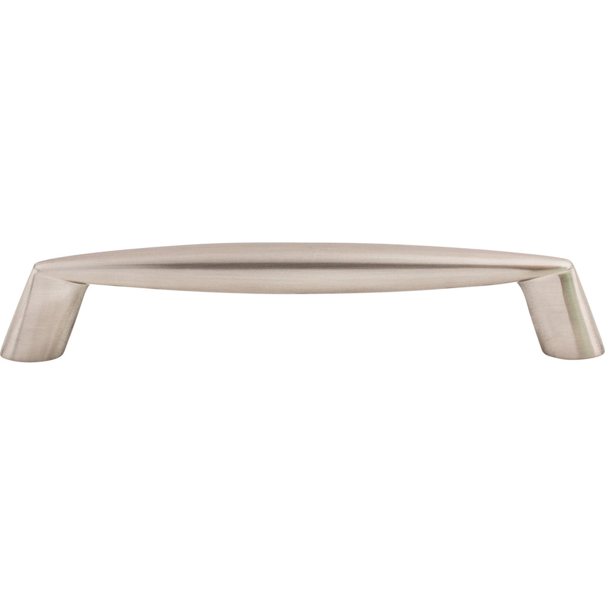 Top Knobs M570: 5-1/16" cc Rung Round Bar Cabinet Pull - Brushed Satin Nickel