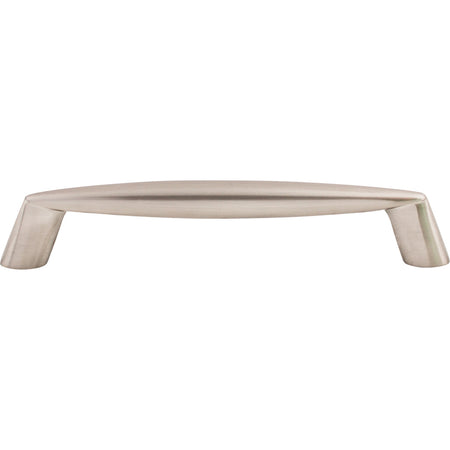 Top Knobs M570: 5-1/16" cc Rung Round Bar Cabinet Pull - Brushed Satin Nickel