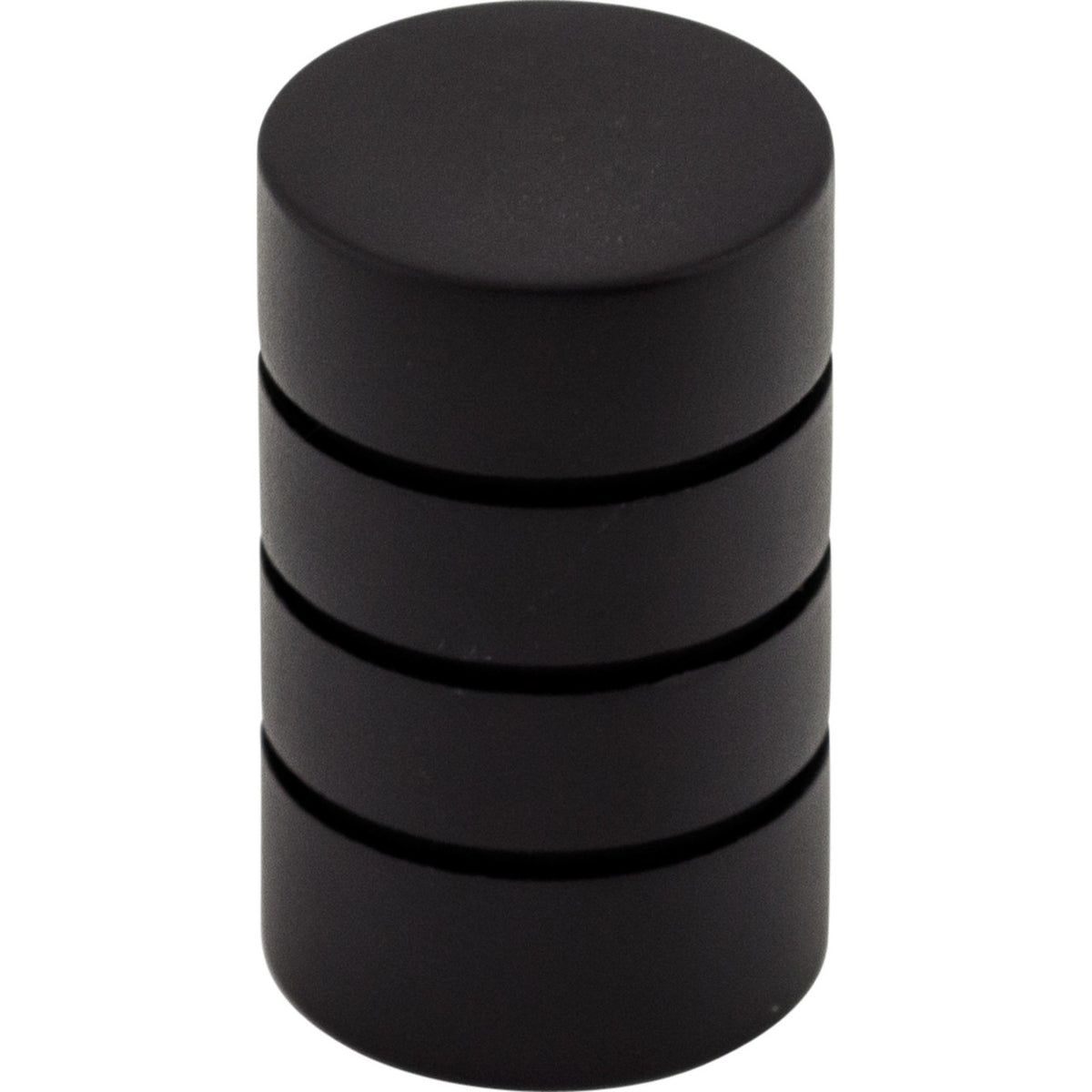 Top Knobs M578: 5/8" Stacked Ring Cabinet Knob - Flat Black