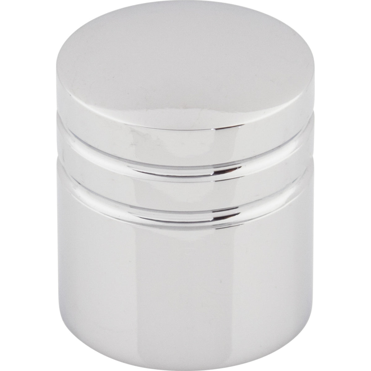 Top Knobs M583: 1" Stacked Ring Cabinet Knob - Polished Chrome