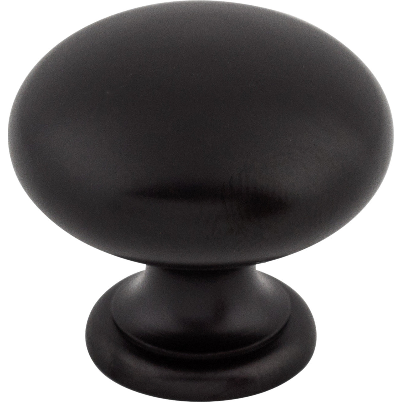 Top Knobs M596: 1-1/4" Normandy Mushroom Cabinet Knob - Patina Black