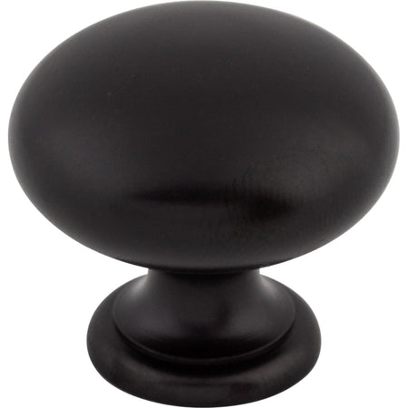 Top Knobs M596: 1-1/4" Normandy Mushroom Cabinet Knob - Patina Black