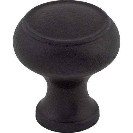 Top Knobs M608: 1-1/8" Normandy Round Cabinet Knob - Patina Black