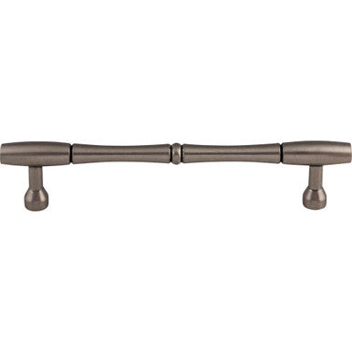 Top Knobs M727-7: 7" cc Nouveau Bamboo Round Bar Cabinet Pull - Pewter Antique