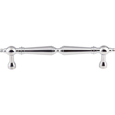 Top Knobs M728-7: 7" cc Asbury D-Handle Cabinet Pull - Polished Chrome