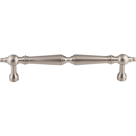 Top Knobs M730-7: 7" cc Asbury D-Handle Cabinet Pull - Brushed Satin Nickel