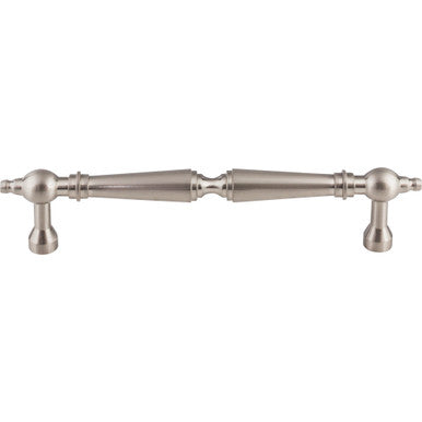 Top Knobs M730-7: 7" cc Asbury D-Handle Cabinet Pull - Brushed Satin Nickel