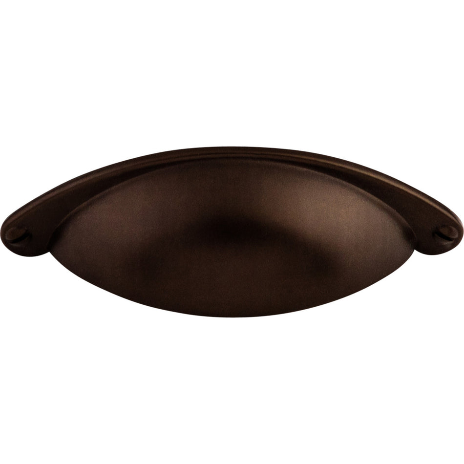 Top Knobs M745: 2-1/2" cc Arendal Cup Cabinet Pull - Oil Rubbed Bronze