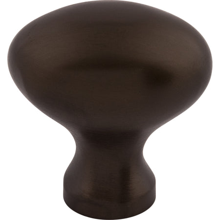 Top Knobs M750: 1-1/4" Egg Cabinet Knob - Oil Rubbed Bronze