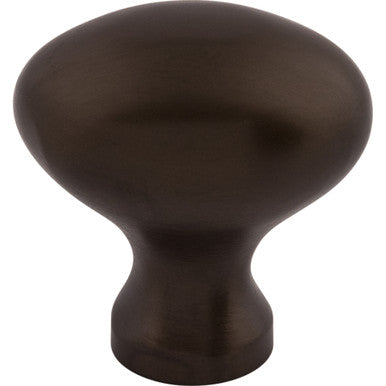 Top Knobs M750: 1-1/4" Asbury Egg Cabinet Knob - Oil Rubbed Bronze