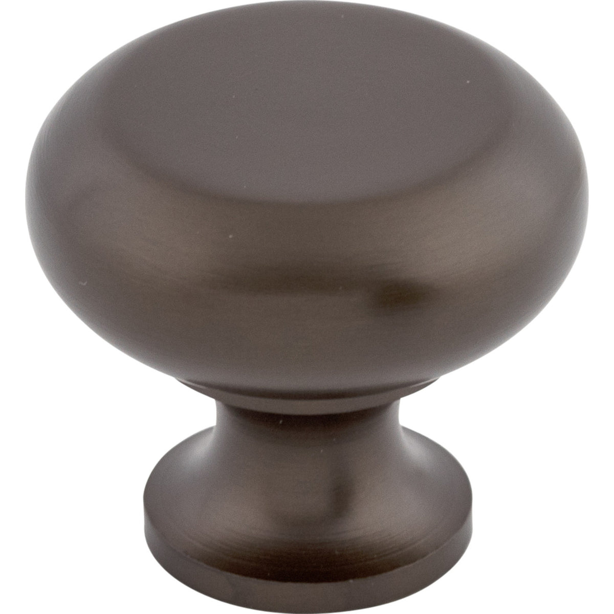Top Knobs M754: 1-1/4" Somerset II Flat Faced Round Cabinet Knob - Oil Rubbed Bronze