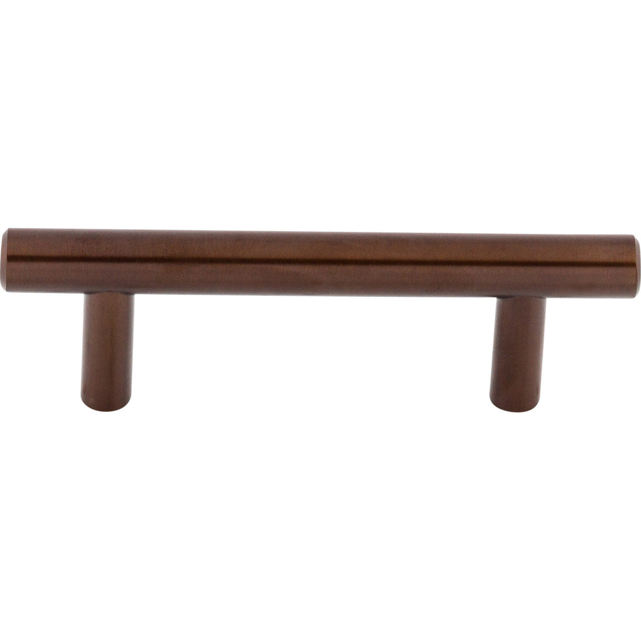 Top Knobs M757A: 3" cc Hopewell Round Bar Cabinet Pull - Oil Rubbed Bronze