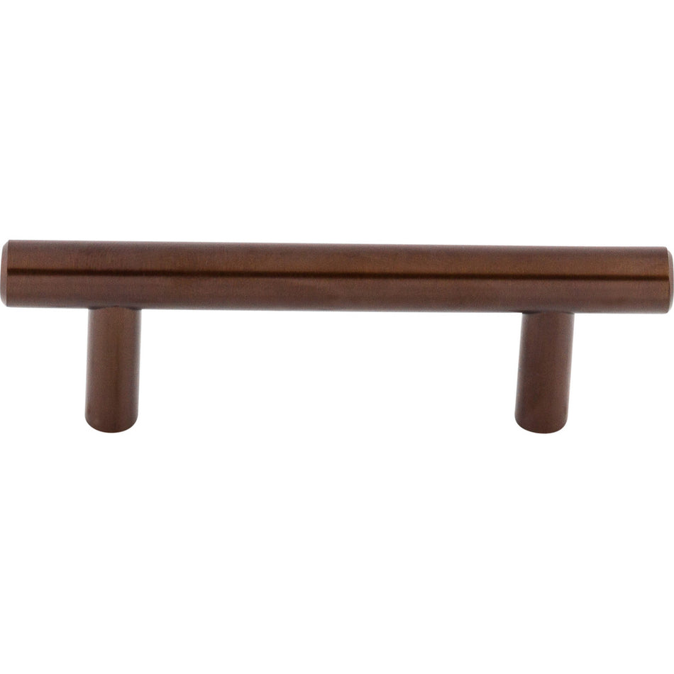 Top Knobs M757A: 3" cc Hopewell Round Bar Cabinet Pull - Oil Rubbed Bronze