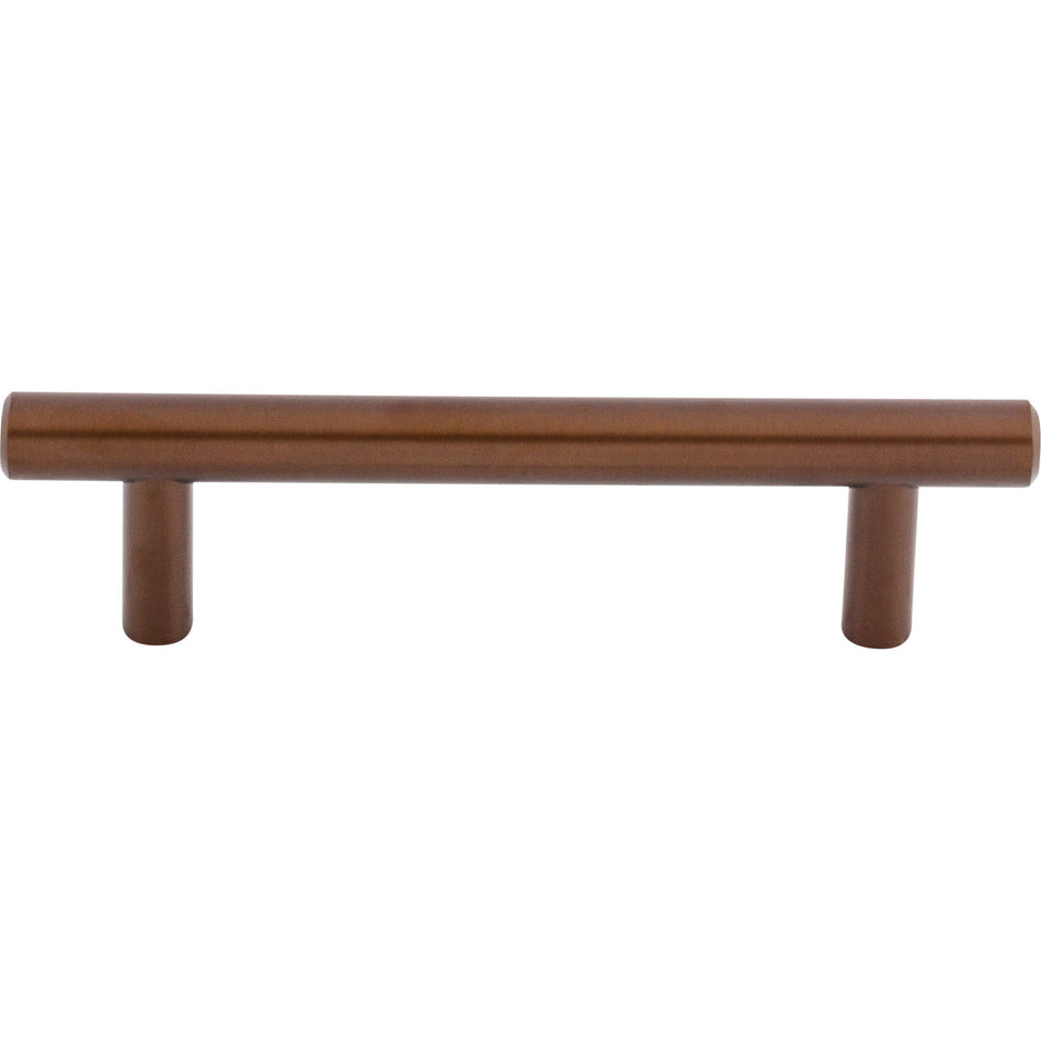 Top Knobs M757: 3-3/4" cc Hopewell Round Bar Cabinet Pull - Oil Rubbed Bronze