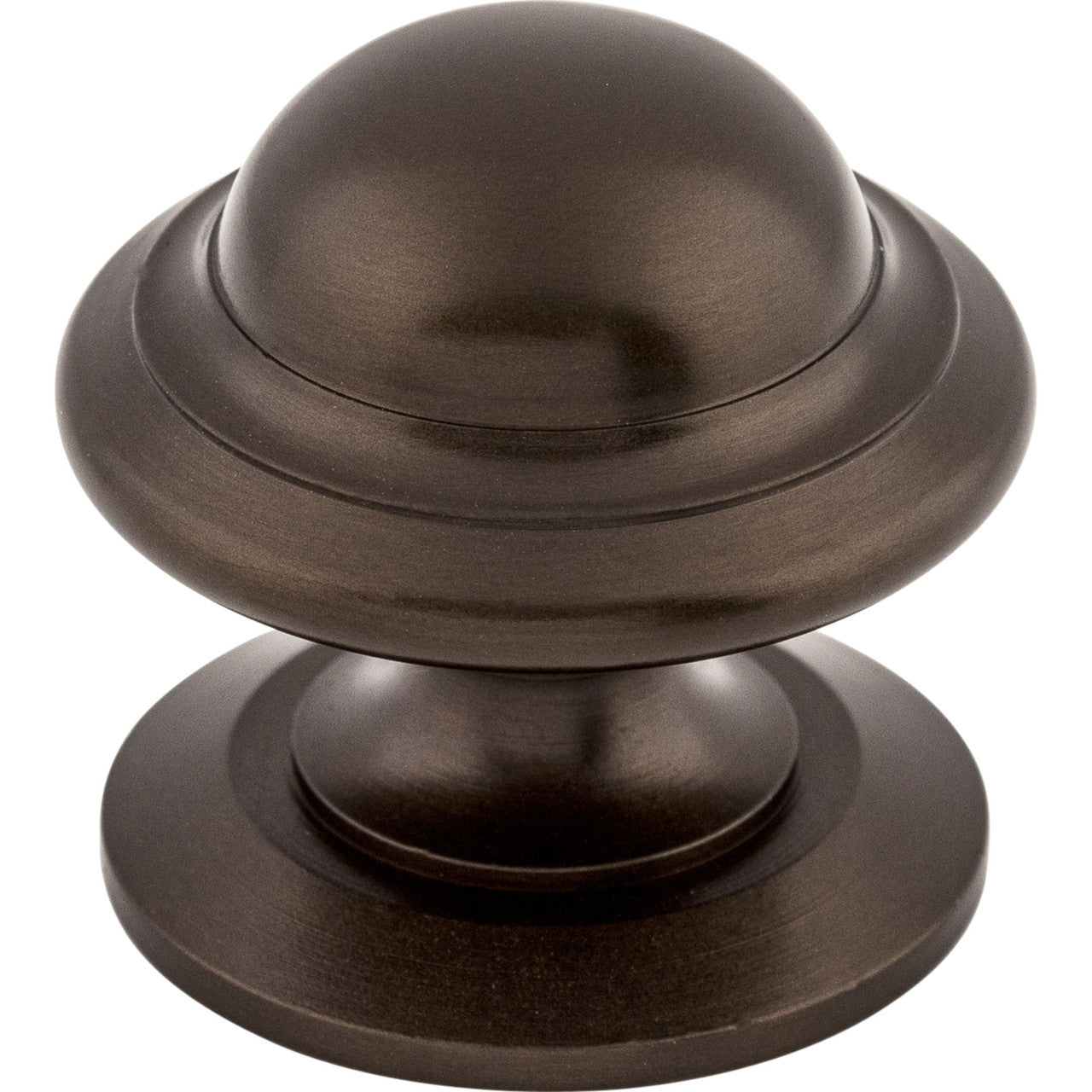 Top Knobs M768: 1-3/8" Empress Round Cabinet Knob - Oil Rubbed Bronze