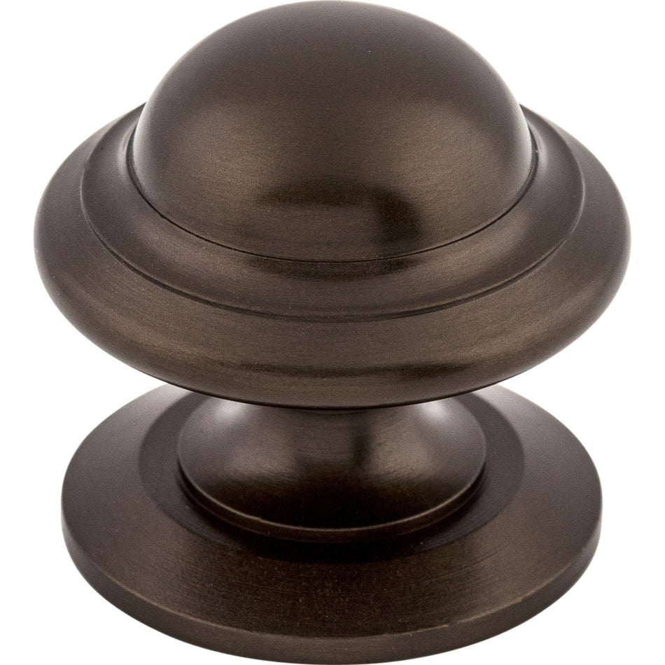 Top Knobs M768: 1-3/8" Empress Round Cabinet Knob - Oil Rubbed Bronze