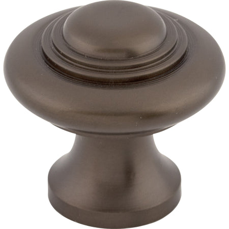 Top Knobs M771: 1-1/4" Ascot Round Cabinet Knob - Oil Rubbed Bronze