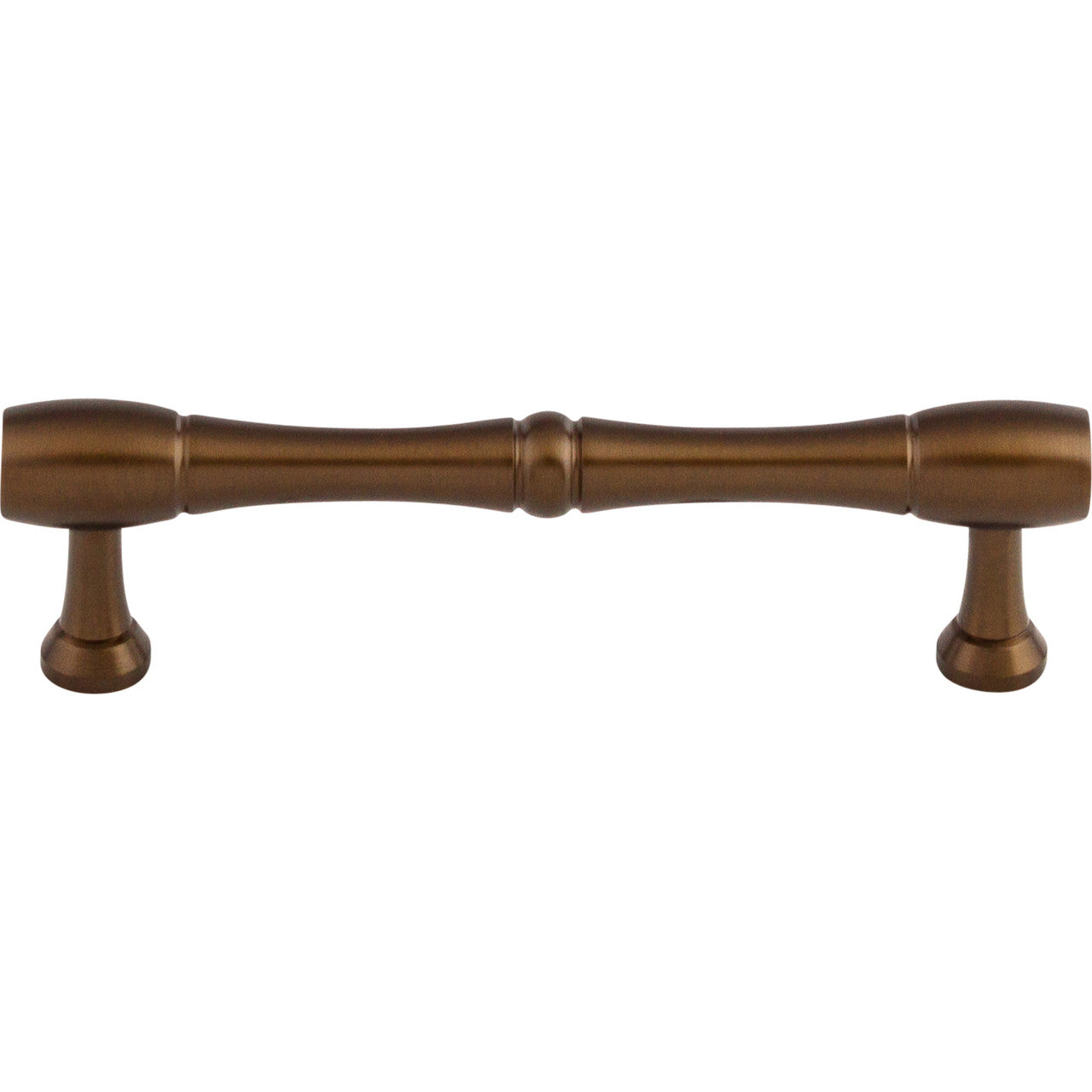 Top Knobs M788: 3-3/4" cc Nouveau Bamboo D-Handle Cabinet Pull - Oil Rubbed Bronze