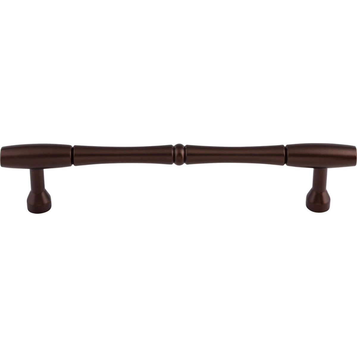 Top Knobs M797-7: 7" cc Nouveau Bamboo Round Bar Cabinet Pull - Oil Rubbed Bronze