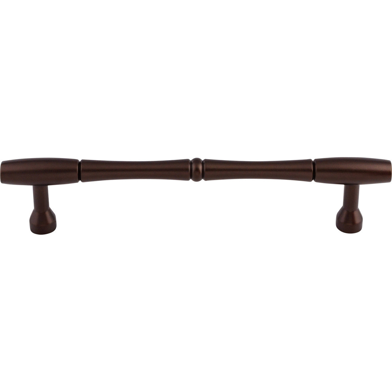 Top Knobs M797-7: 7" cc Nouveau Bamboo Round Bar Cabinet Pull - Oil Rubbed Bronze