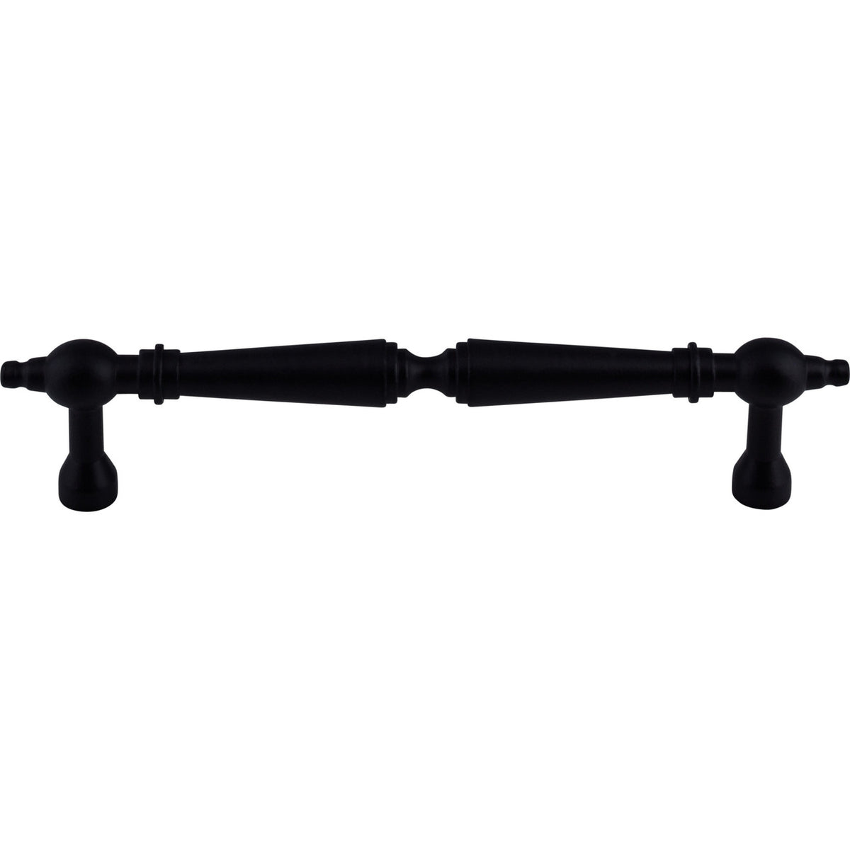 Top Knobs M803-7: 7" cc Asbury D-Handle Cabinet Pull - Patina Black