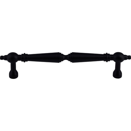 Top Knobs M803-7: 7" cc Asbury D-Handle Cabinet Pull - Patina Black