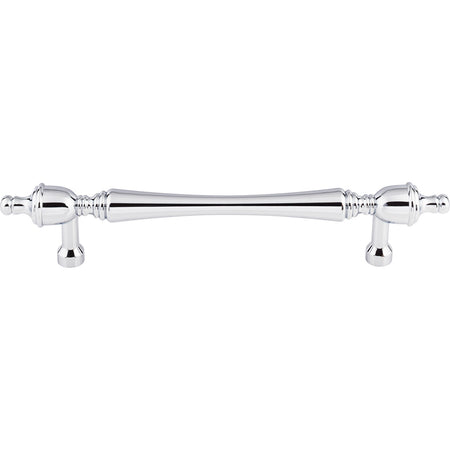 Top Knobs M817-7: 7" cc Somerset Round Bar Cabinet Pull - Polished Chrome
