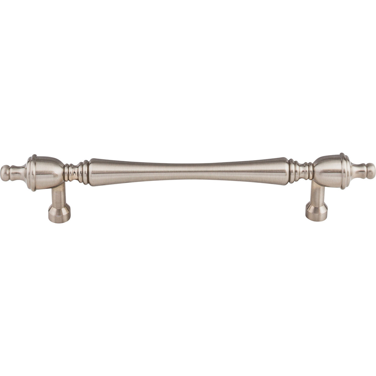 Top Knobs M819-7: 7" cc Somerset Round Bar Cabinet Pull - Brushed Satin Nickel