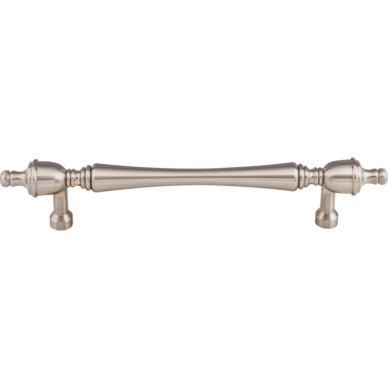 Top Knobs M819-7: 7" cc Somerset Round Bar Cabinet Pull - Brushed Satin Nickel