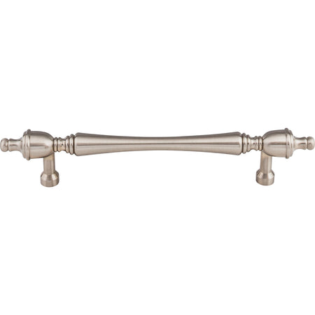 Top Knobs M819-7: 7" cc Somerset Round Bar Cabinet Pull - Brushed Satin Nickel