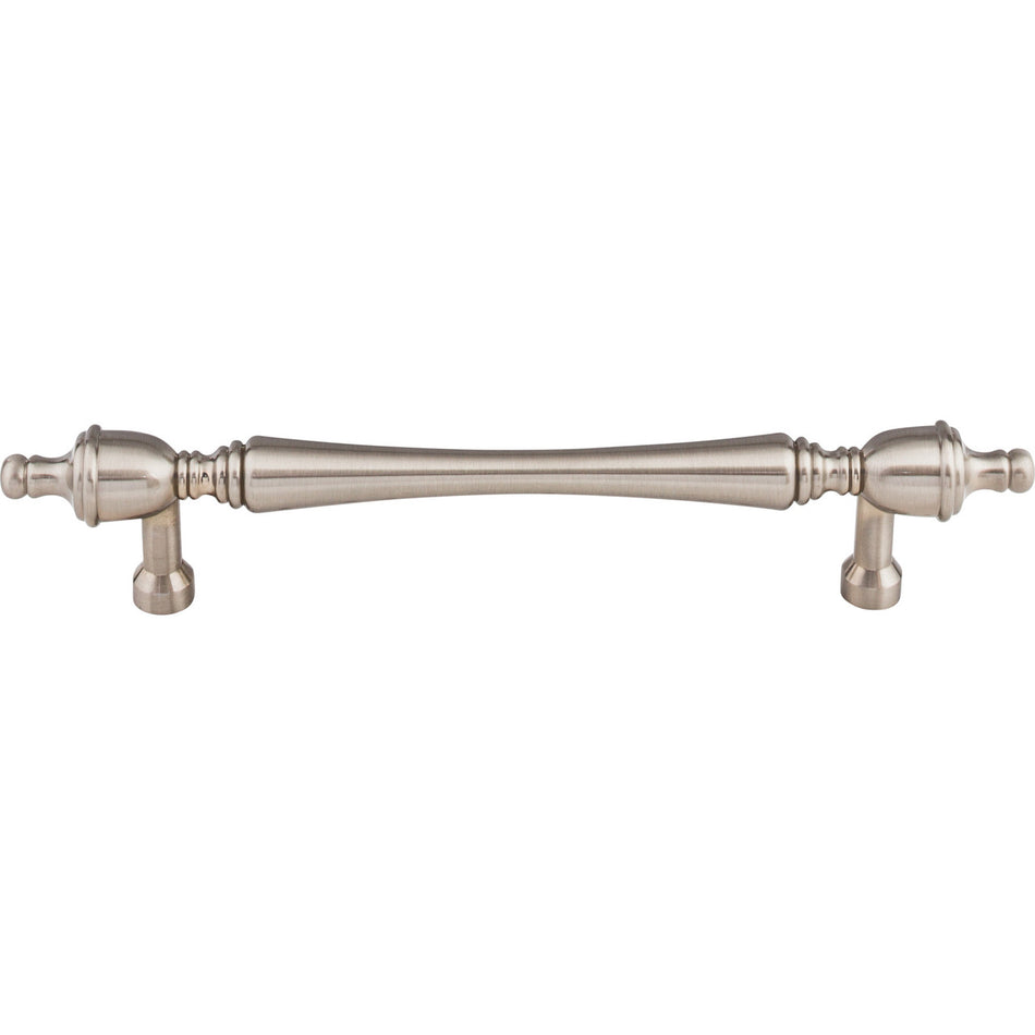 Top Knobs M819-7: 7" cc Somerset Round Bar Cabinet Pull - Brushed Satin Nickel