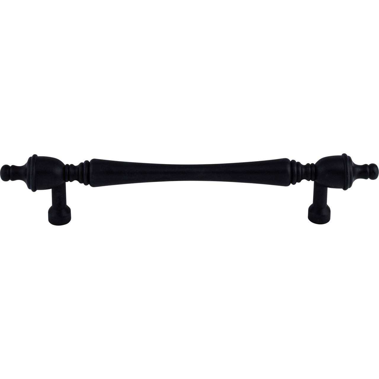 Top Knobs M825-7: 7" cc Somerset Round Bar Cabinet Pull - Patina Black